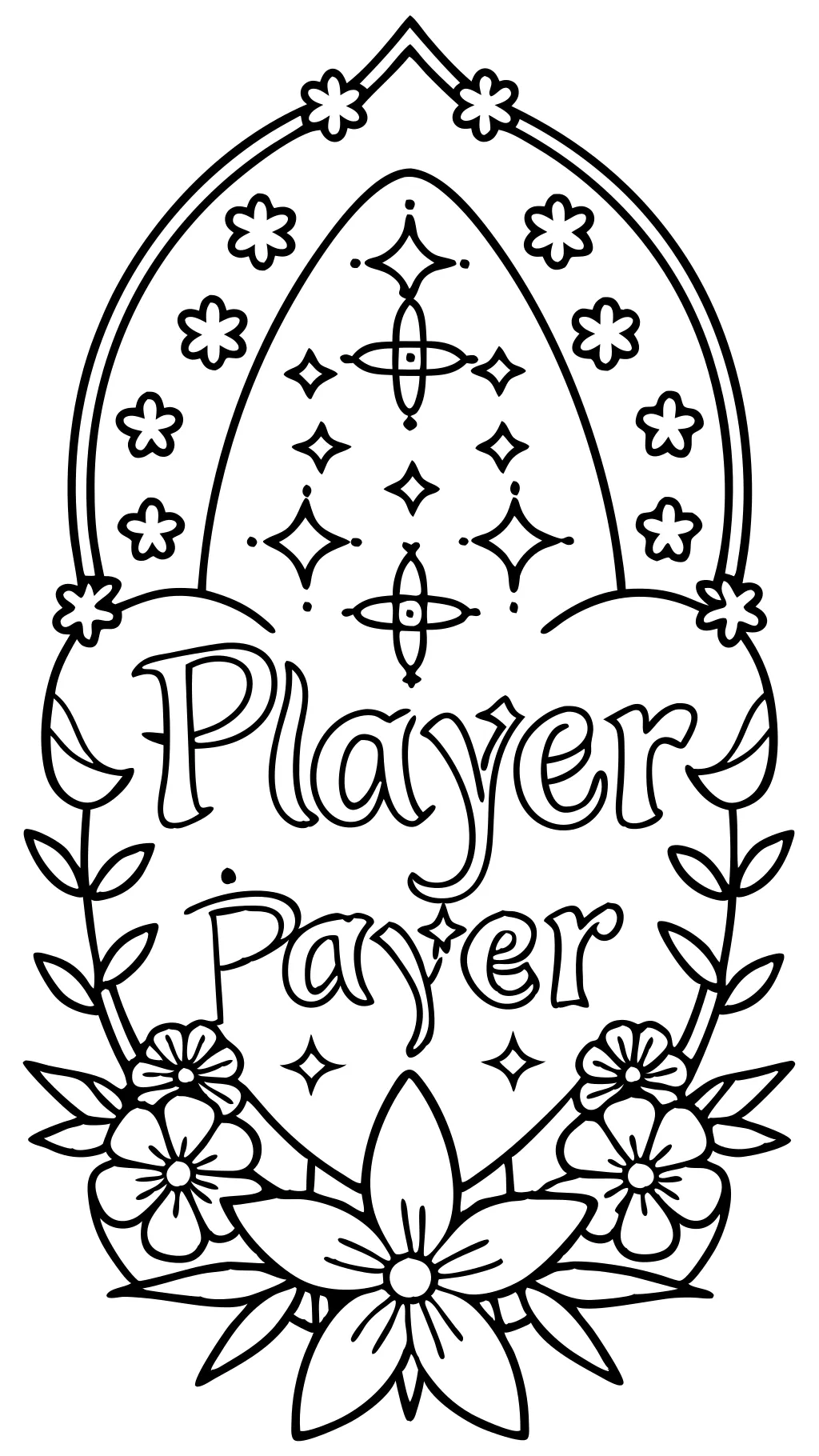 lord’s prayer coloring page